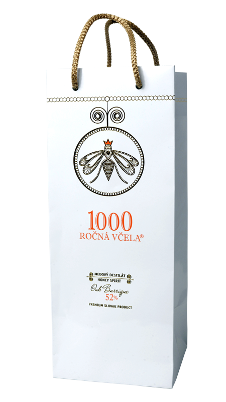 1000 ROČNÁ VČELA 0,7 l s darčekovou taškou – Obrázok 2